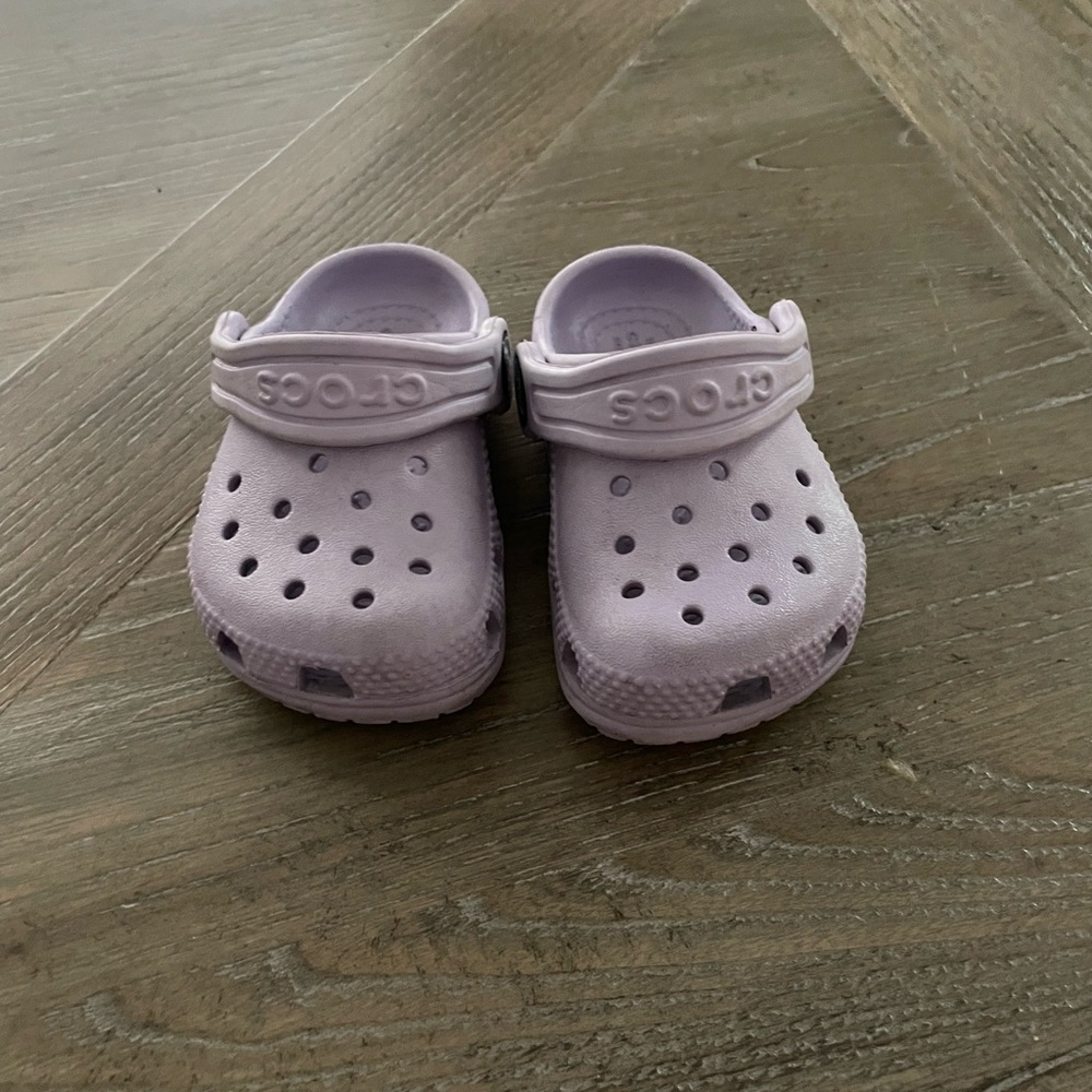 Lavender Toddler Crocs